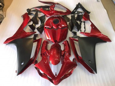 Matt Schwarz Rot R1 07-08 Verkleidung