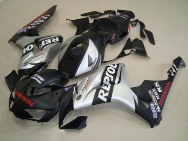 Matt Schwarz Silber Repsol CBR 1000 RR 06-07 Verkleidungen
