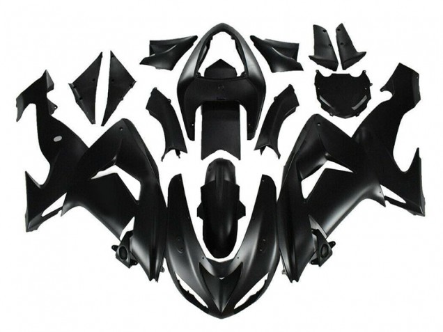 Matt Schwarz ZX10R 06-07 Verkleidung Matt Schwarz ZX10R 06-07 Verkleidung