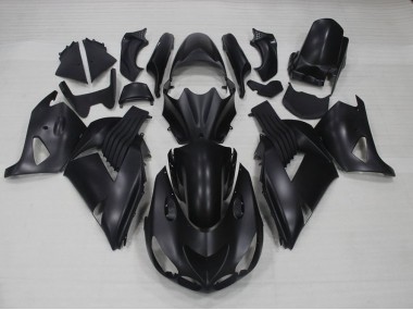 Matt Schwarz ZX14R ZZR 1400 06-11 Verkleidung