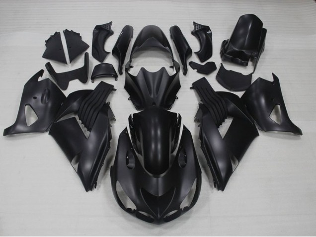 Matt Schwarz ZX14R ZZR 1400 06-11 Verkleidung