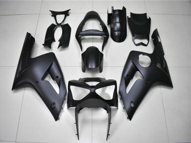 Matt Schwarz ZX6R 03-04 Verkleidungen Matt Schwarz ZX6R 03-04 Verkleidungen