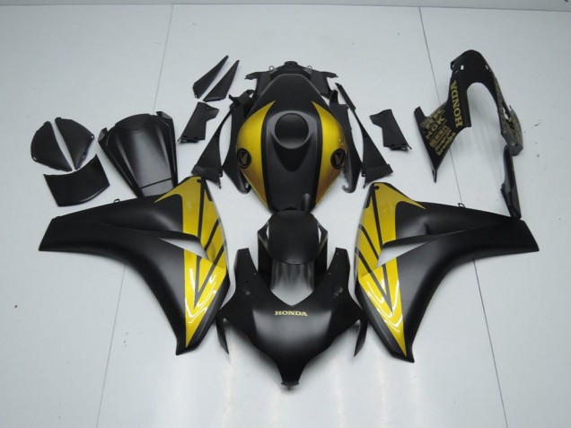 Matt Schwarz und Gold CBR 1000 RR 08-11 Verkleidungen Matt Schwarz und Gold CBR 1000 RR 08-11 Verkleidungen