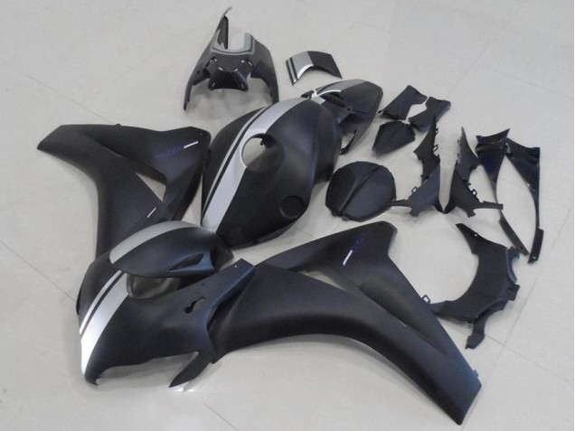 Matt Schwarz und Silber CBR 1000 RR 08-11 Verkleidungen Matt Schwarz und Silber CBR 1000 RR 08-11 Verkleidungen