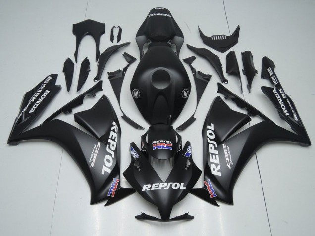 Matt Schwarzer Repsol CBR 1000 RR 12-16 Verkleidung Matt Schwarzer Repsol CBR 1000 RR 12-16 Verkleidung