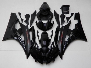 Matt schwarz Glänzend R6 06-07 Verkleidungen