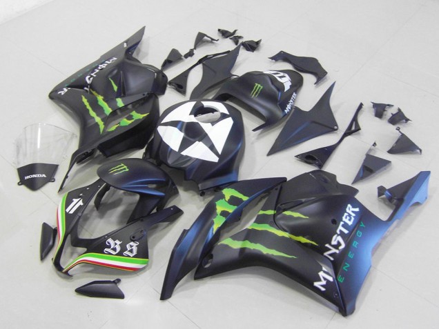 Monster Matt Schwarz CBR 600 RR 09-12 Verkleidungen Monster Matt Schwarz CBR 600 RR 09-12 Verkleidungen
