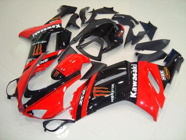 Monster in Rot ZX6R 07-08 Verkleidungen