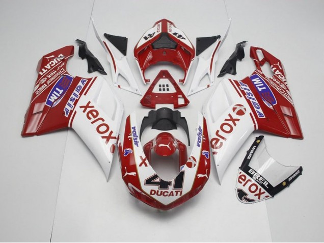 OEM Stil Xerox mit 41 Ducati 848 1098 1198 07-14 Verkleidungen OEM Stil Xerox mit 41 Ducati 848 1098 1198 07-14 Verkleidungen