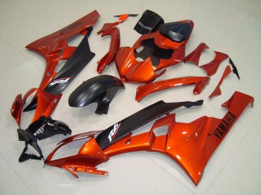 Orange Matt schwarz R6 06-07 Verkleidungen