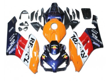 Orange Rot Blau Repsol CBR 1000 RR 04-05 Verkleidungen