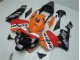 Orange Rot Schwarz Repsol CBR 600 RR 03-04 Verkleidungen