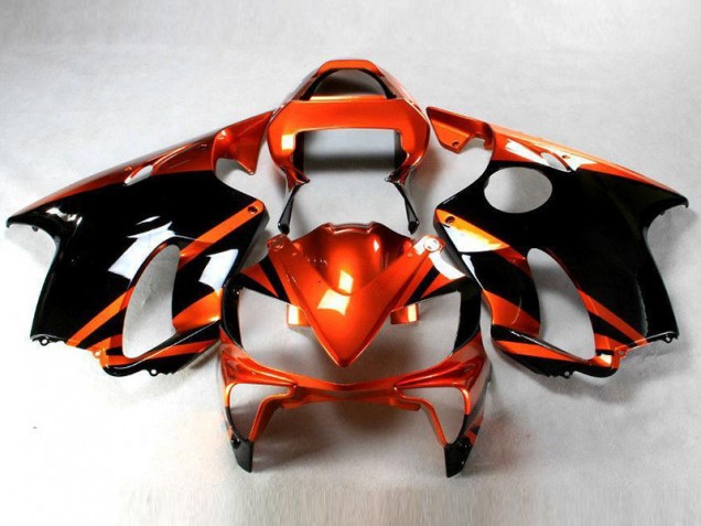 Orange Schwarz CBR 600 F4i 01-03 Vollverkleidung Orange Schwarz CBR 600 F4i 01-03 Vollverkleidung