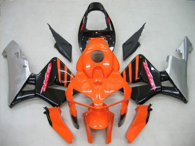 Orange Schwarz CBR 600 RR 05-06 Motorrad Verkleidungen