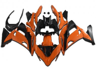Orange Schwarz EX650 17-19 Verkleidungen