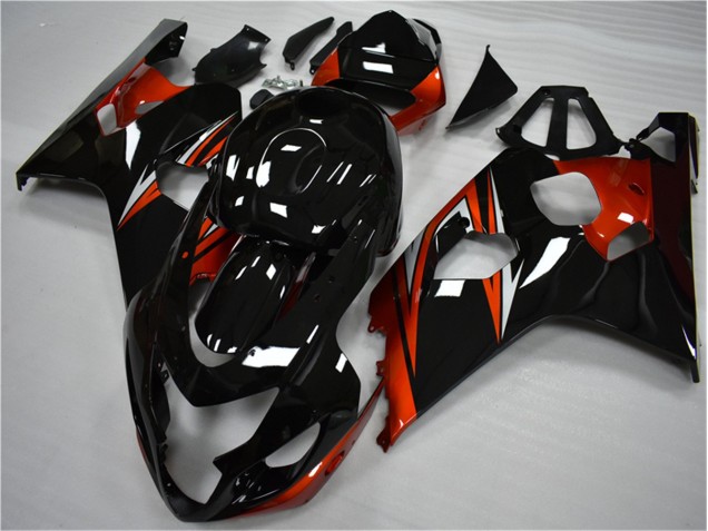 Orange Schwarz GSXR 600 / 750 K4 04-05 Verkleidungen Orange Schwarz GSXR 600 / 750 K4 04-05 Verkleidungen