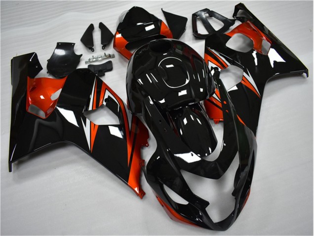 Orange Schwarz GSXR 600 / 750 K4 04-05 Verkleidungen Orange Schwarz GSXR 600 / 750 K4 04-05 Verkleidungen