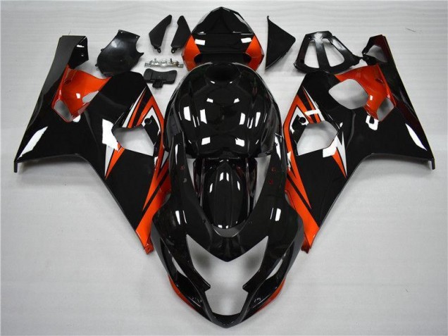 Orange Schwarz GSXR 600 / 750 K4 04-05 Verkleidungen Orange Schwarz GSXR 600 / 750 K4 04-05 Verkleidungen