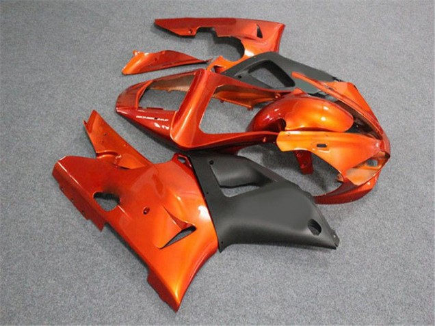 Orange Schwarz R1 00-01 Verkleidungen Orange Schwarz R1 00-01 Verkleidungen