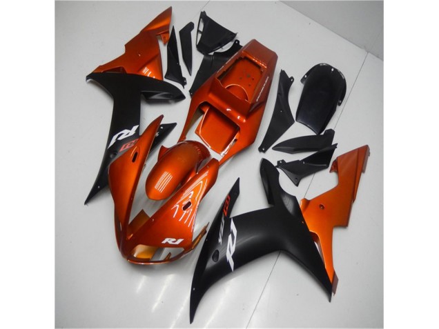 Orange Schwarz R1 02-03 Verkleidungen Orange Schwarz R1 02-03 Verkleidungen