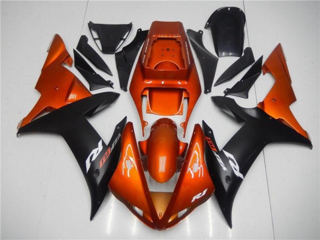 Orange Schwarz R1 02-03 Verkleidungen Orange Schwarz R1 02-03 Verkleidungen