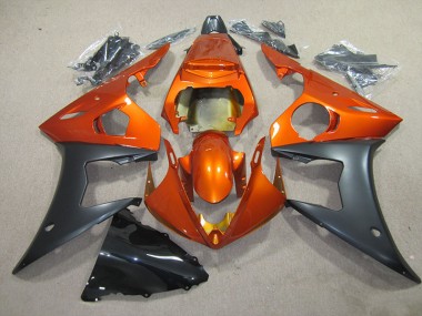 Orange Schwarz R6 03-05 Verkleidung
