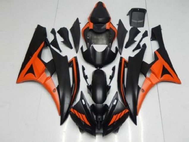 Orange Schwarz R6 06-07 Verkleidung Orange Schwarz R6 06-07 Verkleidung