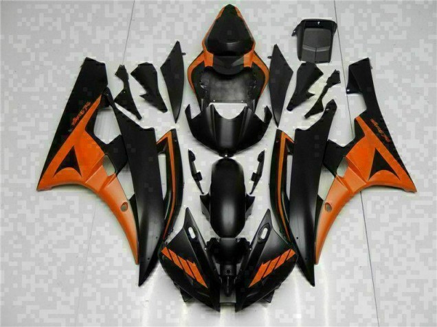 Orange Schwarz R6 06-07 Verkleidungen
