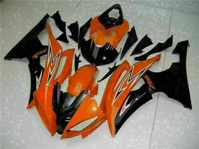 Orange Schwarz R6 08-16 Verkleidungen Orange Schwarz R6 08-16 Verkleidungen