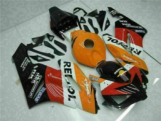 Orange Schwarz Repsol CBR 1000 RR 04-05 Verkleidung Orange Schwarz Repsol CBR 1000 RR 04-05 Verkleidung