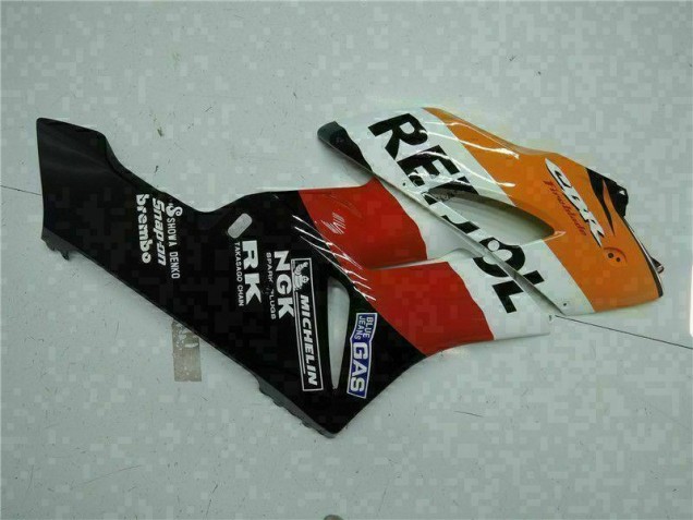Orange Schwarz Repsol CBR 1000 RR 04-05 Verkleidung Orange Schwarz Repsol CBR 1000 RR 04-05 Verkleidung