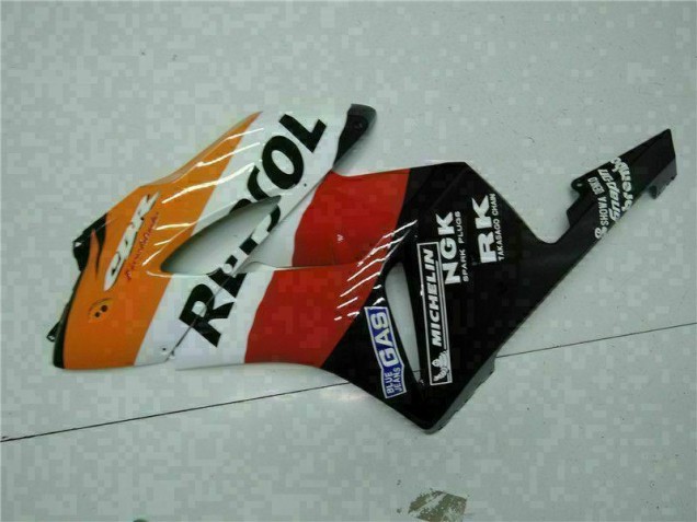 Orange Schwarz Repsol CBR 1000 RR 04-05 Verkleidung Orange Schwarz Repsol CBR 1000 RR 04-05 Verkleidung