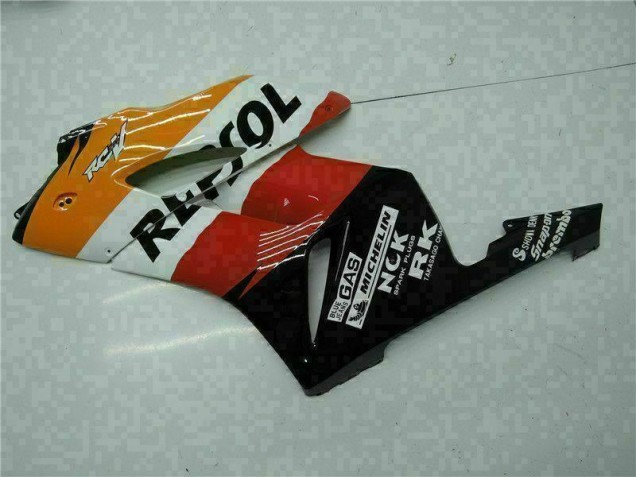 Orange Schwarz Repsol CBR 1000 RR 04-05 Vollverkleidung Orange Schwarz Repsol CBR 1000 RR 04-05 Vollverkleidung