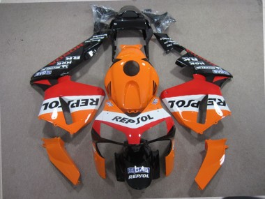 Orange Schwarz Repsol CBR 600 RR 03-04 Verkleidungen