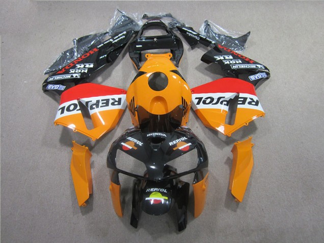 Orange Schwarz Repsol CBR 600 RR 05-06 Verkleidung