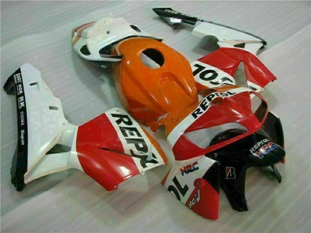 Orange Schwarz Repsol CBR 600 RR 05-06 Verkleidungen