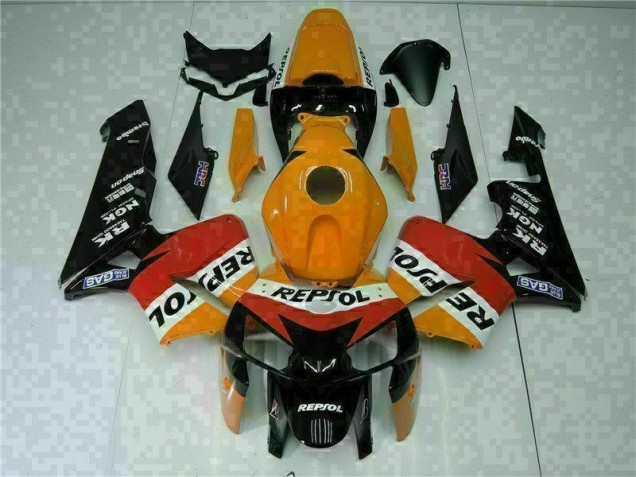 Orange Schwarz Repsol CBR 600 RR 05-06 Vollverkleidung