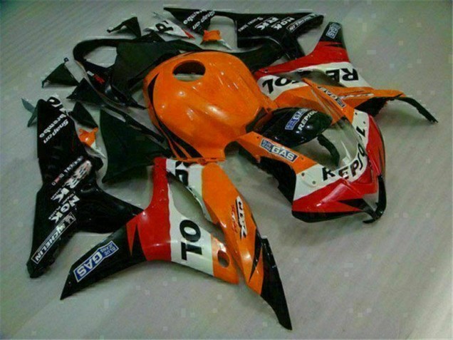 Orange Schwarz Repsol CBR 600 RR 07-08 Verkleidung