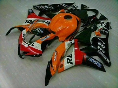 Orange Schwarz Repsol CBR 600 RR 07-08 Verkleidung