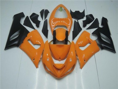 Orange Schwarz ZX6R 05-06 Verkleidungen