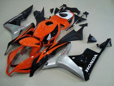 Orange Silber Schwarz CBR 600 RR 07-08 Verkleidungen