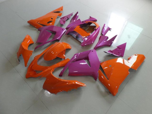 Orange und Rosa ZX10R 03-05 Verkleidungen