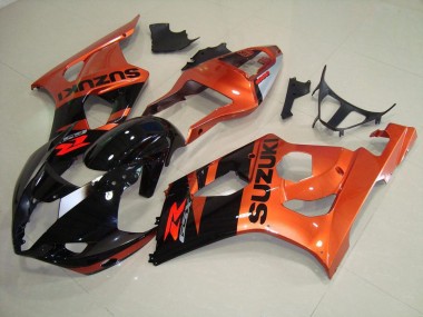 Orange und Schwarz GSXR 1000 K3 03-04 Verkleidungen