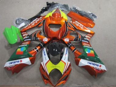 OrangeGelbes Monster GSXR 1000 K7 07-08 Verkleidungen