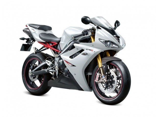 Perl Weiß Schwarz Daytona 675 Triple 09-12 Verkleidungen Perl Weiß Schwarz Daytona 675 Triple 09-12 Verkleidungen