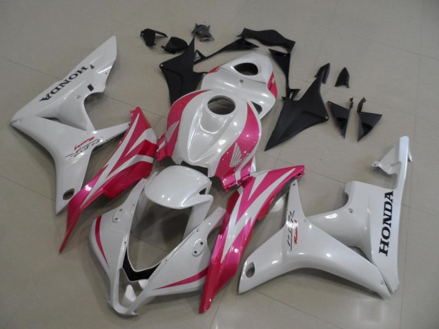 Perl Weiß mit Rosa CBR 600 RR 07-08 Verkleidungen Perl Weiß mit Rosa CBR 600 RR 07-08 Verkleidungen