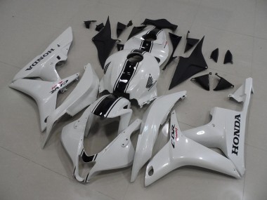 Perl Weiß mit schwarzen Streifen CBR 600 RR 07-08 Verkleidungen