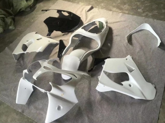 ReinWeiß Glänzendes Schwarz ZX9R 00-01 Verkleidungen ReinWeiß Glänzendes Schwarz ZX9R 00-01 Verkleidungen