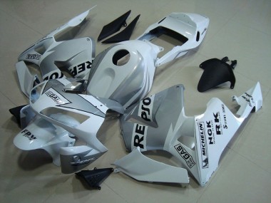 Repsol Weiß Silber CBR 600 RR 03-04 Verkleidungen
