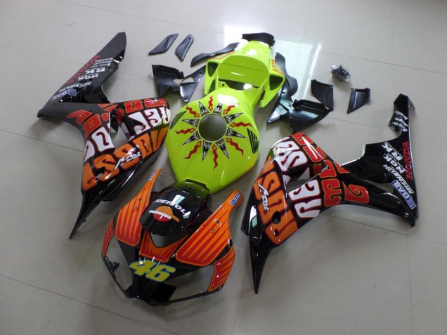 Rossi Fluro Grün CBR 1000 RR 06-07 Verkleidungen Rossi Fluro Grün CBR 1000 RR 06-07 Verkleidungen